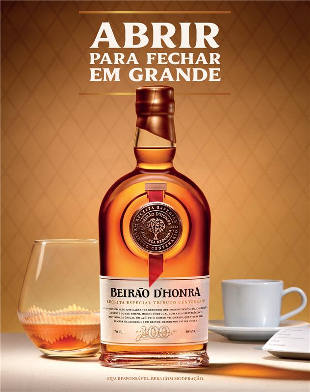 PÊPÊ RAPAZOTE IS THE NEW FACE OF BEIRÃO D’HONRA, RETURNING WITH A COMPLETELY REDESIGNED BOTTLE